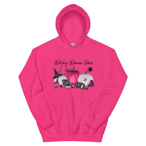 Pink October | Halloween Breast Cancer Vibes Women's Hoodie Physical Crafting After Dark Heliconia S 