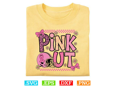 Pink Out Svg, Breast Cancer Awareness Svg, Fight Breast Cancer Warrior, Breast Cancer Clip Art SVG Creativeart88 