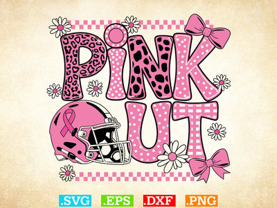Pink Out Svg, Breast Cancer Awareness Svg, Fight Breast Cancer Warrior, Breast Cancer Clip Art SVG Creativeart88 