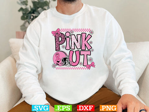 Pink Out Svg, Breast Cancer Awareness Svg, Fight Breast Cancer Warrior, Breast Cancer Clip Art SVG Creativeart88 