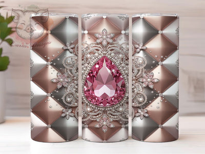 Pink Pearl Glam Tumbler, Pearl Glam, Glam Tumbler, Shiny Pearl Design, Elegant Wrap, Girly Sublimation, Pearl Texture Sublimation Lara' s Designs 