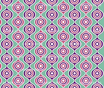 Pink Purple Grey Mid Century Retro 1970s Pattern Digital Paper Digital Pattern Karma Genie Graphics 