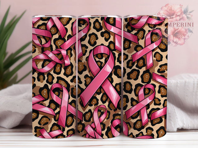 Pink Ribbon Breast Cancer Awareness Tumbler Wrap, Pink Ribbon Wrap, Cancer Awareness Tumbler, 20oz Sublimation Wrap, Breast Cancer Support Design, Awareness Ribbon Tumbler Sublimation Li Zamperini 