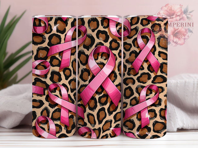 Pink Ribbon Breast Cancer Awareness Tumbler Wrap, Pink Ribbon Wrap, Cancer Awareness Tumbler, 20oz Sublimation Wrap, Breast Cancer Support Design, Awareness Ribbon Tumbler Sublimation Li Zamperini 