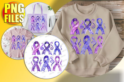 Pink Ribbon Breast Cancer PNG Sublimation Art Sublimation afrosvg 