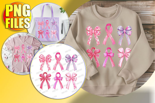 Pink Ribbon Clipart Sublimation Design Sublimation afrosvg 