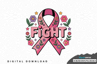 Pink ribbon fight sublimation design Sublimation Regulrcrative 