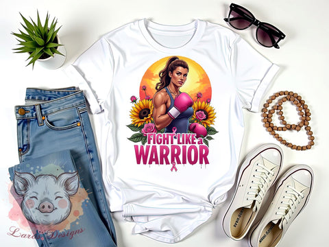 Pink Ribbon PNG, Cancer Support Design, Breast Cancer Sublimation, Fight Cancer Clipart, Awareness Month PNG, Survivor PNG, Digital Download Sublimation Lara' s Designs 