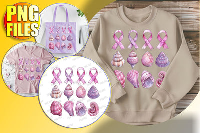 Pink Ribbon PNG Clipart Design Sublimation afrosvg 