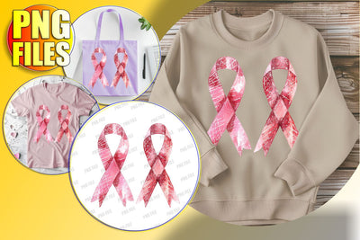 Pink Ribbon Sublimation Design PNG Clipart Sublimation afrosvg 