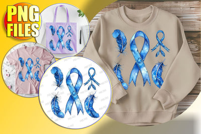 Pink Ribbon Watercolor PNG Clipart Sublimation afrosvg 