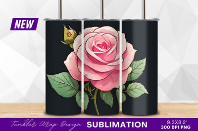 Pink rose blossom clipart png graphic Sublimation Regulrcrative 