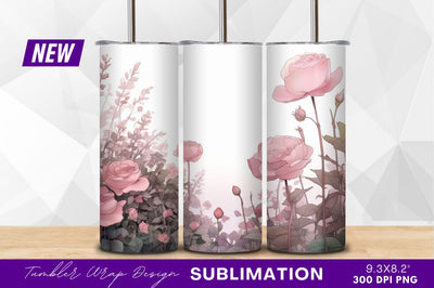 Pink roses and foliage clipart png Sublimation Regulrcrative 