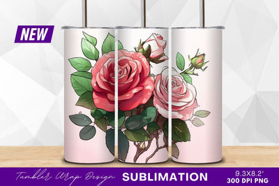 Pink roses clipart png vector floral design Sublimation Regulrcrative 