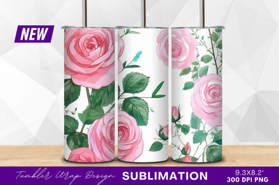 Pink roses floral clipart png background Sublimation Regulrcrative 