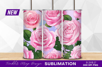 Pink roses floral pattern clipart png Sublimation Regulrcrative 