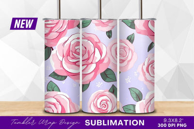 Pink roses floral pattern clipart png Sublimation Regulrcrative 