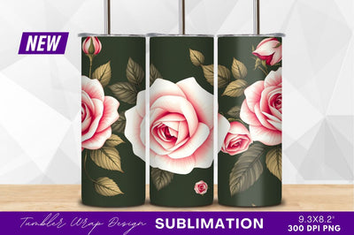 Pink roses floral seamless pattern clipart png Sublimation Regulrcrative 
