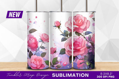 Pink roses flower garden clipart png Sublimation Regulrcrative 