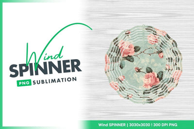 Pink roses pattern on teal background Sublimation Regulrcrative 