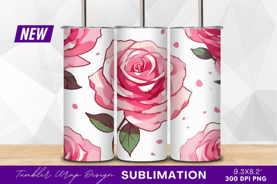 Pink roses seamless pattern clipart png Sublimation Regulrcrative 