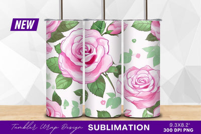 Pink roses seamless pattern clipart png Sublimation Regulrcrative 