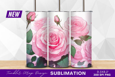 Pink roses with buds clipart png Sublimation Regulrcrative 