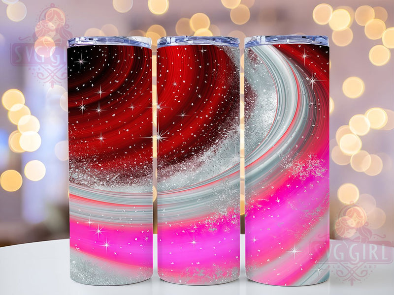 Pink Snowflake Winter Tumbler, Winter Snowflake Art, Pink Winter Tumbler, 20Oz Wrap Design, Winter Sublimation, Snowflake Pattern, Pastel Winter Theme Sublimation SvggirlplusArt 