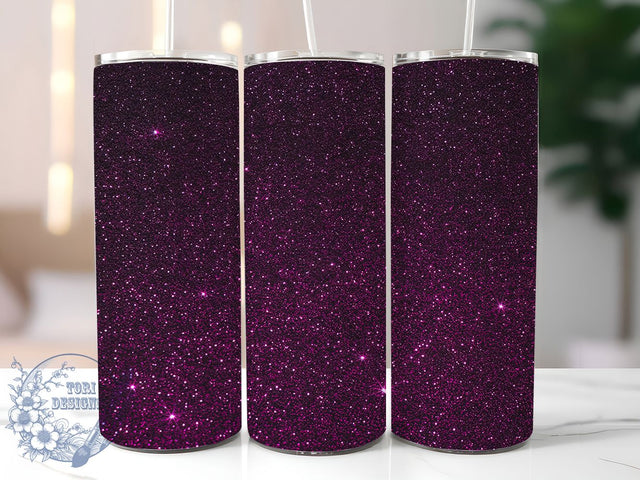 Pink Sparkle Glitter Tumbler, Glitter Seamless Pattern, Sparkle Pink Design, Glam Glitter Art, Shiny Pink Aesthetic, 20oz Tumbler, Sublimation Design Sublimation ToriDesigns 