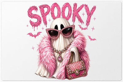 Pink Spooky Ghost PNG Coquette Halloween Digital Download SVG BillahCrafts 