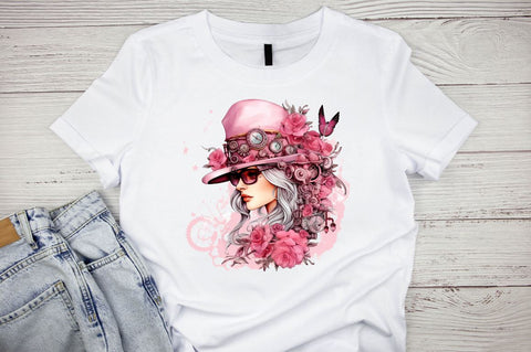Pink Steampunk Collection Sublimation Bundle Sublimation Designangry 