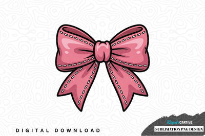 Pink sublimation bow design Sublimation Regulrcrative 