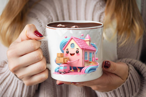 Pink Summer Home Sublimation Clipart Bundle Sublimation SVGArt 