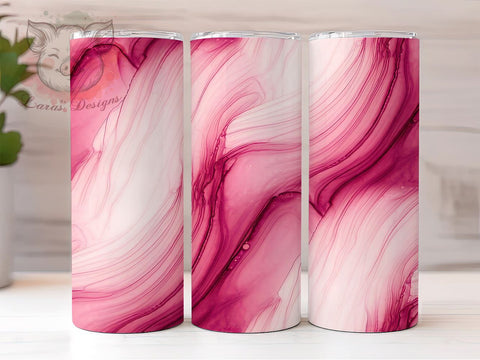 Pink Swirls Tumbler, Abstract Design, 20oz Tumbler Wrap, PNG Sublimation, Pink Background, Modern Decor, Stylish Tumbler Sublimation Lara' s Designs 