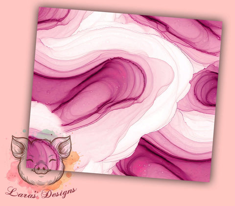 Pink Swirls Tumbler, Abstract Design, 20oz Tumbler Wrap, PNG Sublimation, Pink Background, Modern Decor, Stylish Tumbler Sublimation Lara' s Designs 