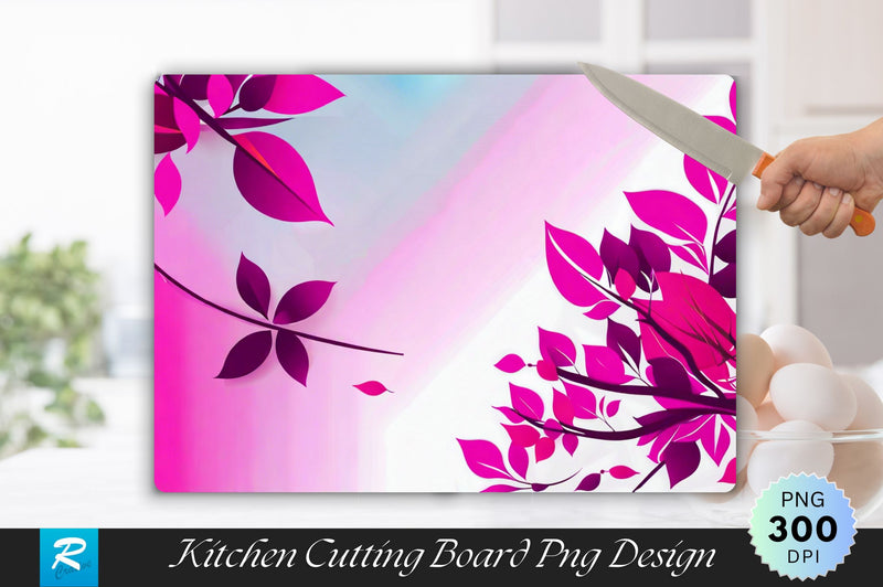 Pink Tree Cutting Board Sublimation Regulrcrative 