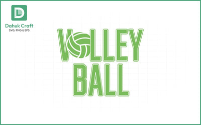 Pink Volleyball Logo SVG Volleyball SVG PNG & EPS V10 SVG dahukdesign 