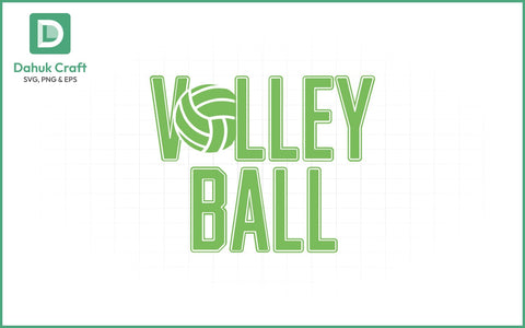 Pink Volleyball Logo SVG Volleyball SVG PNG & EPS V10 SVG dahukdesign 
