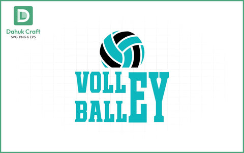 Pink Volleyball Logo SVG Volleyball SVG PNG & EPS V11 SVG dahukdesign 