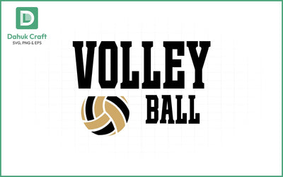 Pink Volleyball Logo SVG Volleyball SVG PNG & EPS V14 SVG dahukdesign 