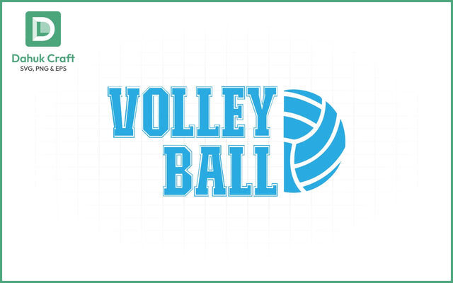 Pink Volleyball Logo SVG Volleyball SVG PNG & EPS V9 SVG dahukdesign 
