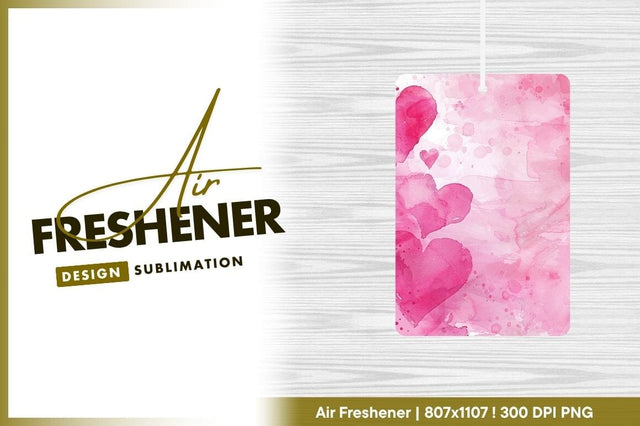 Pink watercolor hearts soft romantic background Sublimation Regulrcrative 