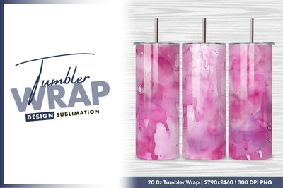 Pink watercolor texture for backgrounds tumbler png Sublimation Regulrcrative 