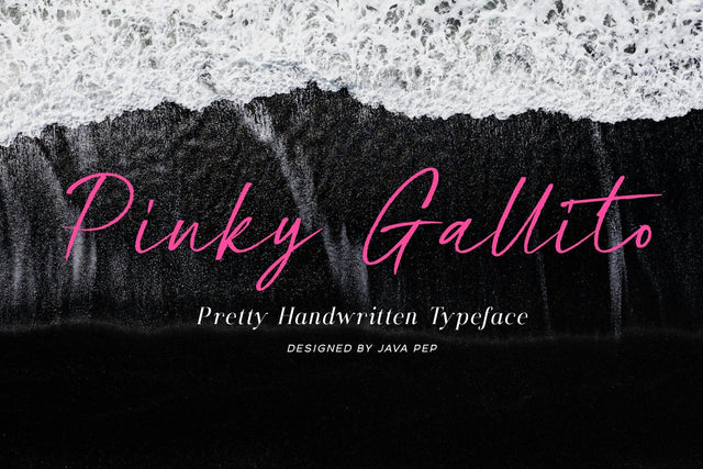 Pinky Gallito / Pretty Handwritten Font Javapep 