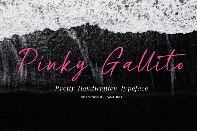 Pinky Gallito / Pretty Handwritten Font Javapep 