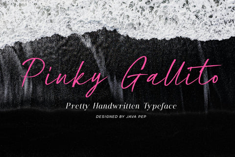 Pinky Gallito / Pretty Handwritten Font Javapep 