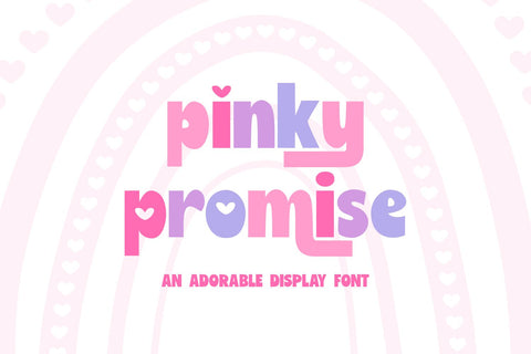 Pinky Promise Sans Font Beck McCormick 