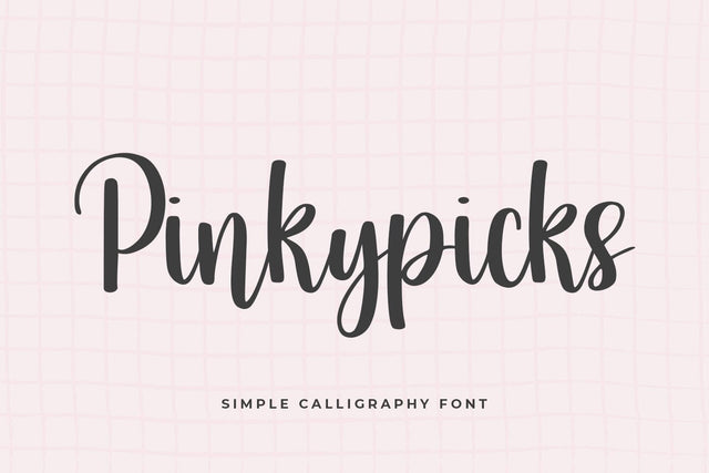 Pinkypicks Font Abo Daniel Studio 