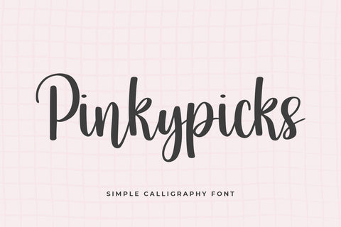 Pinkypicks Font Abo Daniel Studio 