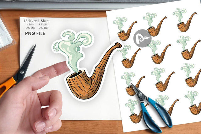 Pipe Sticker Sublimation artnoy 